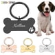 thumbnail image 2 of Collar personalizado, etiqueta de identificación de mascota, nombre de identificación de mascota grabado para gato, cachorro, etiqueta de perro, colgante, llavero, etiqueta de hueso, accesorios para mascotas, triangulación de envíos Tan Jianjun unisex, 2 of 2