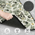thumbnail image 3 of Fotbe Skull with Cash Juego de 4 Tapetes para Auto con Estampado – Alfombrillas de Goma Reforzada, Diseño Antideslizante, Protección para Todo el Año – Vehículos, Autos, Camionetas y SUVs, 3 of 7