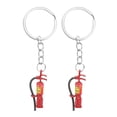 thumbnail image 1 of MOVTOTOP 2 Pcs Porte-Clés Extincteur en Alliage de Zinc Délicat pour Usage Quotidien Clé de Pompier, 1 of 7