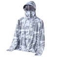 thumbnail image 1 of Sun Protection Hoodie for Men with UPF 50+ Rating, Long Sleeve, Breathable Nylon-Spandex Blend, Elastic Fit, Packable Design, Hood with Adjustable Elastic Buckle, 1 of 7
