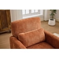thumbnail image 5 of S-HOME Accent Chair With Boucle Fabric Upholstered Armchair Comfortable Single Sofa For Living Room Bedroom Office，Orange, 5 of 10