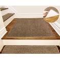 thumbnail image 4 of PURE ERA Carpet Stair Tread Landing Mat Indoor Doormat Floor Mat for Kitchen Dining Room Washable Camel Brown 2' X 3', 4 of 7