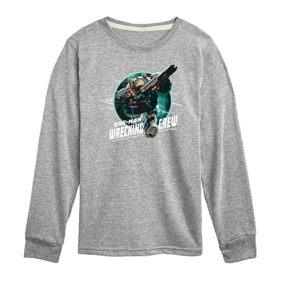 Disney Wreck It Ralph - One-Man Wrecking Crew - Toddler & Youth Long Sleeve Graphic T-Shirt