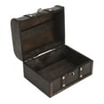 thumbnail image 3 of Jewelry Storage Box, Thickened Wooden Treasure Box Grey  For Necklace, 3 of 8