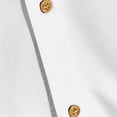 thumbnail image 5 of Mens Hawaiian Shirt Band Collar Short Sleeve Button Down Shirts Summer Beach Shirts White, 5 of 6