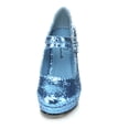 thumbnail image 4 of ELLIE 421-JANE-G Women's 4" Heel Double Strap Glitter Mary Jane Platform Pump, 4 of 6