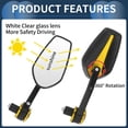 thumbnail image 4 of Applicable to Motorcycle Rearview Mirrors, Plastic Handlebars, 4 of 6