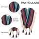 thumbnail image 3 of Poncho tipo capa de punto para mujer, cárdigan de punto tipo kimono con flecos para otoño e invierno, manta navideña, bufanda, regalos, 3 of 5
