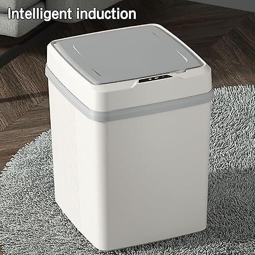 Smart Sensor Trash Can 12l Smart Sensor Trash Can Silent Trash Can Automatic Trash Can Deodorant Trash Can Kitchen Bedroom Bathroom