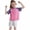 Pink, variant on Bright Everyday Kids Tee for Girls and Boys—Breathable Short Sleeve Shirt Lightweight Comfortable Top for Play and