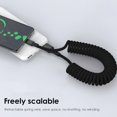 thumbnail image 3 of 5A Spring Extension Micro USB Type-C Fast Charging Data Cable Phone Charger Cord, 3 of 8