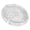 thumbnail image 1 of Asiento de inodoro Ginsey Home Solutions, lámina alargada de resina plateada, 1 of 9