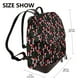 thumbnail image 2 of Disketp Red Mushrooms Mochila de Cuero para Mujer, Bolso de Espalda Antirrobo con Estilo para Viaje, Trabajo y Uso Diario, 2 of 4
