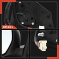 thumbnail image 6 of A-Premium Driver Side Power Door Mirror - Compatible with Nissan Sentra 2013 2014 2015 - Non-Heated, Manual Folding Black Outside Rear View Mirror - Replace# 96302-3SG0B, 6 of 8