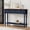 Blue, variant on Onespruce French Country Console Table, 42" Blue Entryway Table with 3 Carved Drawers & Beaded Legs, Storage Accent Table for Hallway Living Room