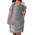 thumbnail image 3 of Monopoly dedal vestido suelto con bolsillo ropa de mujer ropa de mujer vestidos de verano para mujer 2025 vestidos de verano mujer 2025, 3 of 7