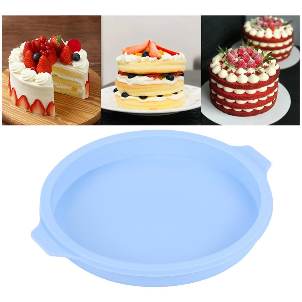 LYUMO Cake Tray,Baking Accessories,8 Inch Silicone Round Shape Cake