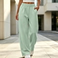 thumbnail image 4 of YTCAMLO Plus Size Lounge Pants for Women Casual Soft Loose High Waisted Drawstring Sweat Pants with Pockets Wide Leg Yoga Pants, 4 of 8