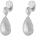thumbnail image 3 of Earring Backs, 4pcs Durable Rackets Shape Earring Lifter Backs for Heavy Earrings, Locking Earring Backing Replacements for Studs, Large Backers, White Gold, 3 of 6