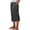 Dark Gray, variant on JnLxul Womens Capri Pants Loose Elastic Waist Wide Leg Lace Hem Summer Casual Beach Vacation Capris with Pockets(X-Large,Red)