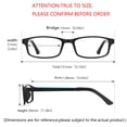 thumbnail image 6 of Cyxus Blue Light Blocking Glasses TR90 Light Computer Glasses Radiation Protection Eyewear （Blue&Black）, 6 of 7