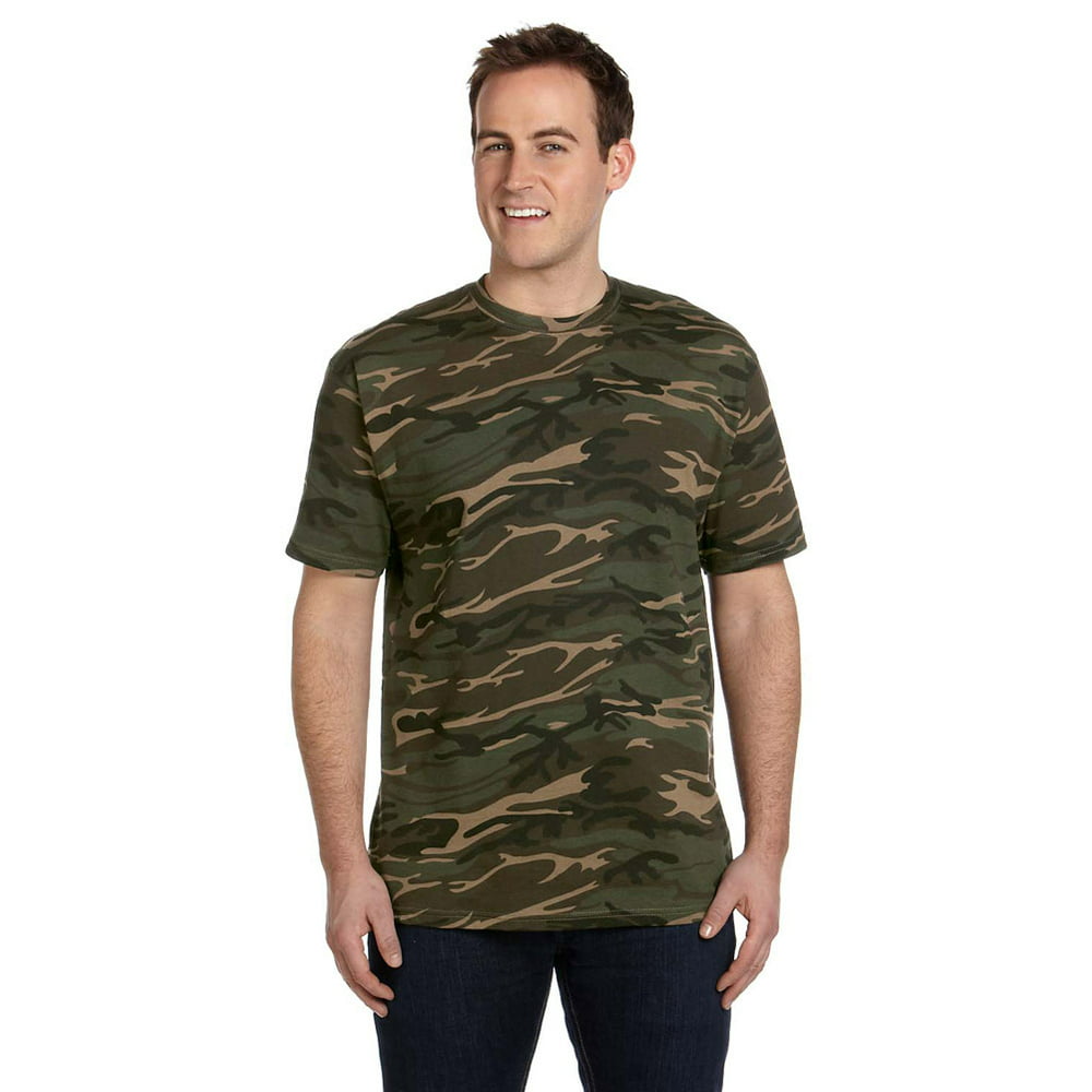 Anvil - 939 Midweight Camouflage T-Shirt - Camouflage Green - 2X-Large ...