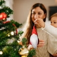 thumbnail image 1 of Adornos navideños, suministros para árboles de Navidad, muñecos pequeños sin rostro de hombre viejo de punto, colgantes para árboles de Navidad para hombres y mujeres, figura sin rostro, 1 of 6