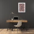 thumbnail image 3 of Treechild 17x24 White Modern Wood Framed Museum Art Print Titled - Cool Leo Pattern, 3 of 4