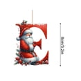 thumbnail image 3 of Decoración Colgante con Letras de Acrílico Plano para Árbol de Navidad, Decoración para El Hogar, Fiesta, Regalo, Colgante, 3 of 4
