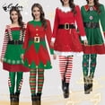 thumbnail image 2 of Disfraz de elfo de fantasía, leggings navideños para mujer, disfraz de Papá Noel, disfraz de Cosplay, disfraz de Halloween, fiesta de Navidad, bata de carnaval, 2 of 5