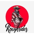 thumbnail image 5 of Cowboy Skeleton "Roughrider" Adult White Long Sleeve Hoodie-Medium, 5 of 6