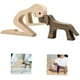 thumbnail image 3 of Decoración familiar para cachorros para hombres, tallado en madera para perros, artesanías, decoración de escritorio, decoración del hogar oso de fresa Electrónica, 3 of 4