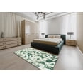 thumbnail image 4 of Ahgly Company Indoor Square Abstract Green Abstract Area Rugs, 6' Square, 4 of 6