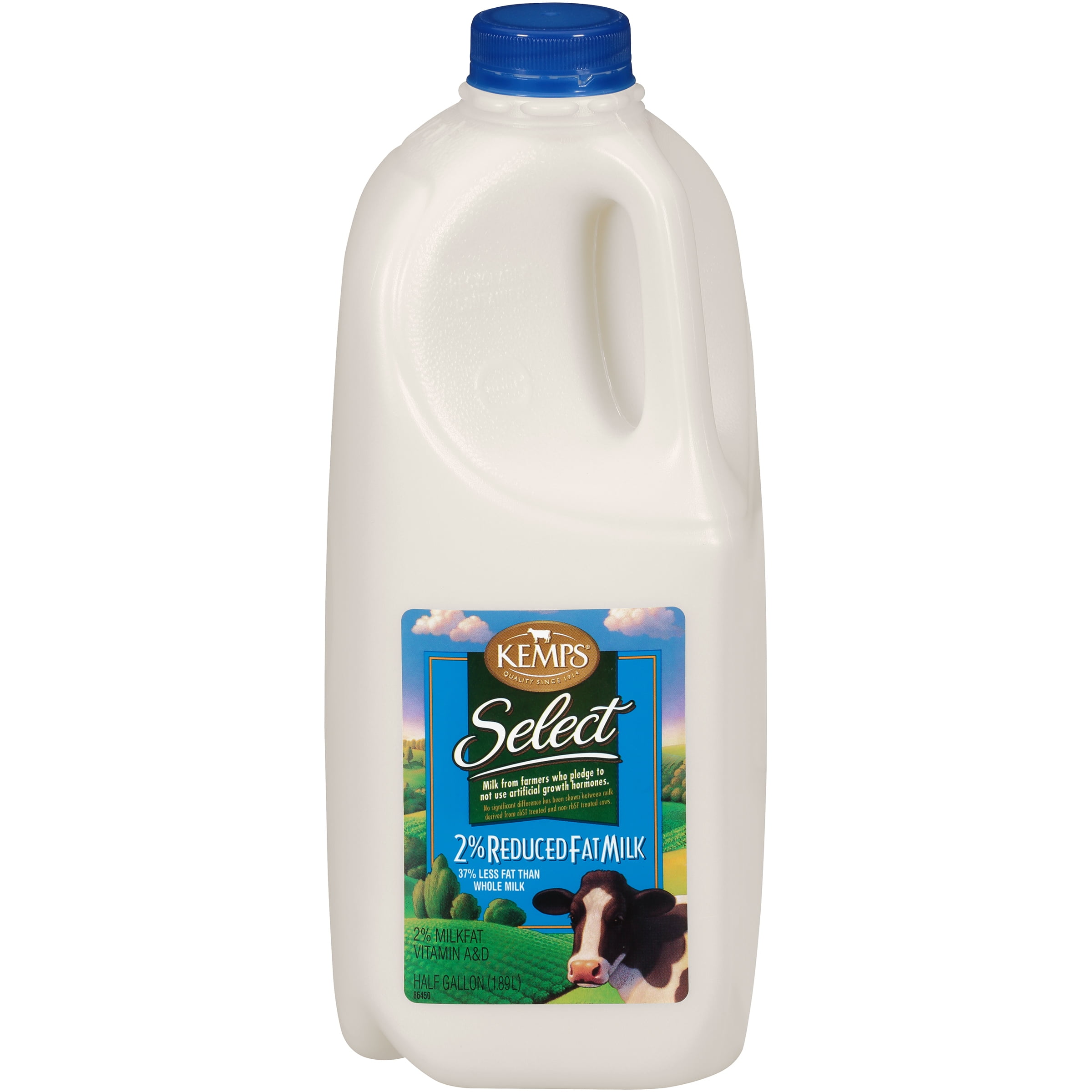 Kemps Select 2 Reduced Fat Milk Half Gallon Walmart Com Walmart Com