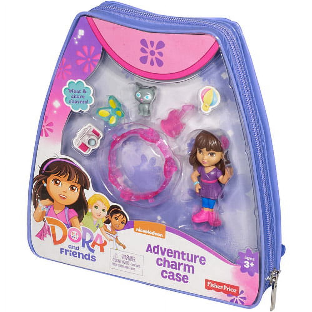Dora the Explorer Nickelodeon Dora & Friends Adventure Charm Case Action Figure Set - image 4 of 4