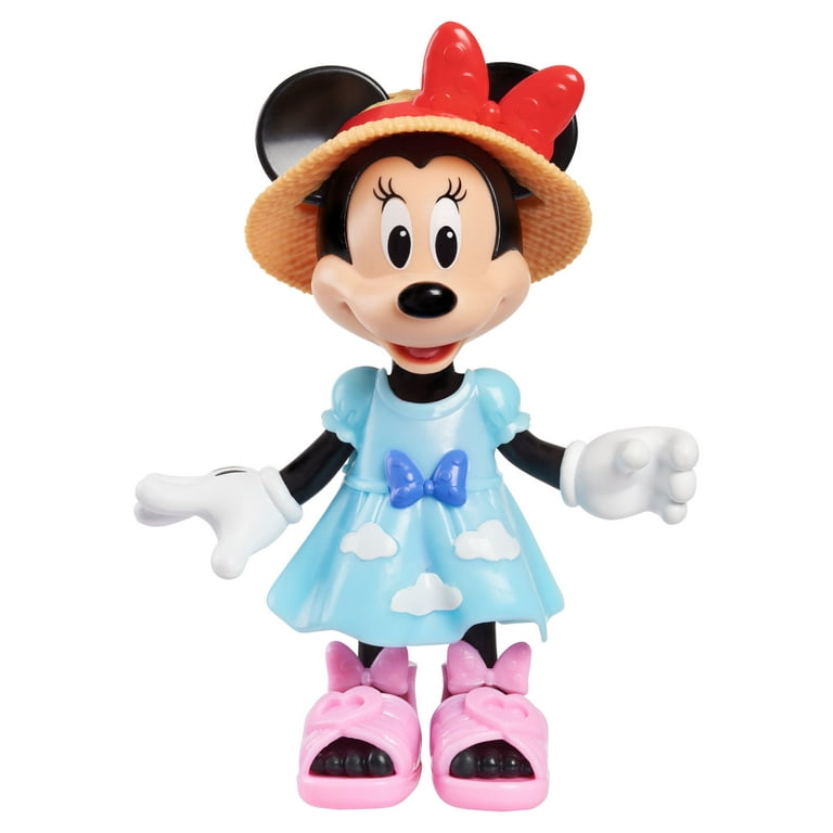 Disney Junior Minnie Mouse Fabulous Fashion Collection Articulated Doll and  Accessories, 22-pieces, Kids Toys for Ages 3 up