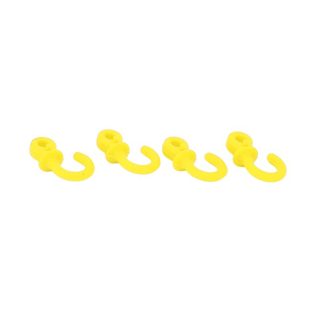 Silencieux à Arc en Forme de Queue de Singe, 4 Pcs Réduisent les Vibrations et le Bruit, Matériau en Caoutchouc Durable, Haute Performance, Adapté pour Poulie Composite et Entraînement au Tir à l'Arc