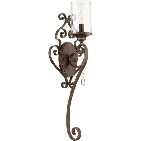 - Wall Sconces 1 Light With Vintage Copper Finish Candelabra Base Bulbs 9 inch 60 Watts