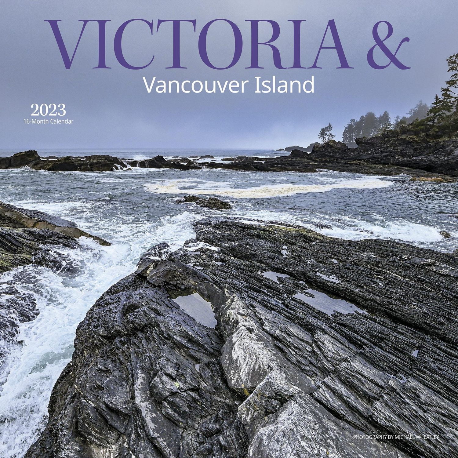 Victoria & Vancouver Island | 2023 12x24 Inch Square Wall Calendar