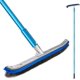 thumbnail image 1 of Cepillos para piscinas con poste de aluminio pulido de 6,7 pies, herramienta de limpieza de piscinas ajustable, cepillo de limpieza de algas con cerdas de nailon diseñado para limpiar paredes,, 1 of 5