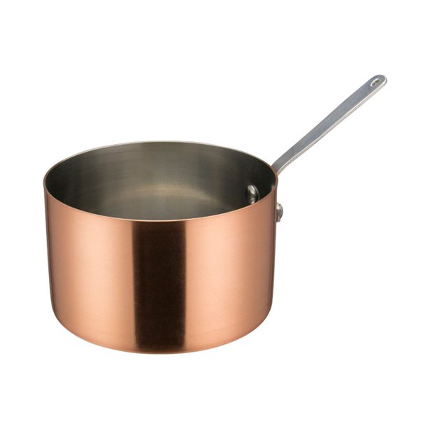 5"Dia x 3"H Mini Sauce Pan, Copper Plated