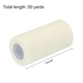 thumbnail image 2 of 6 inch 50 Yards Tulle Ribbon Rolls Pastel Netting Fabric for Gift Wrapping Christmas Wedding, Cream White, 2 of 5