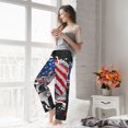 thumbnail image 5 of Rateoe Largemouth Bass Fish in USA Pattern Women’s Ultra-Soft Comfy Pajama Lounge Pants Sleepwear,Comfortable Lounge Wear,lightweight Pajamas, Casual Home Wear-Medium, 5 of 6