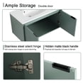 thumbnail image 4 of BNK 36'' Wall-Mounted Bathroom Vanity with White Resin Basin Sink, Modern Floating Bathroom Vanity Set, Single Bathroom Vanity and Sink Combo, with 2-Door Cabinet, 4 of 9