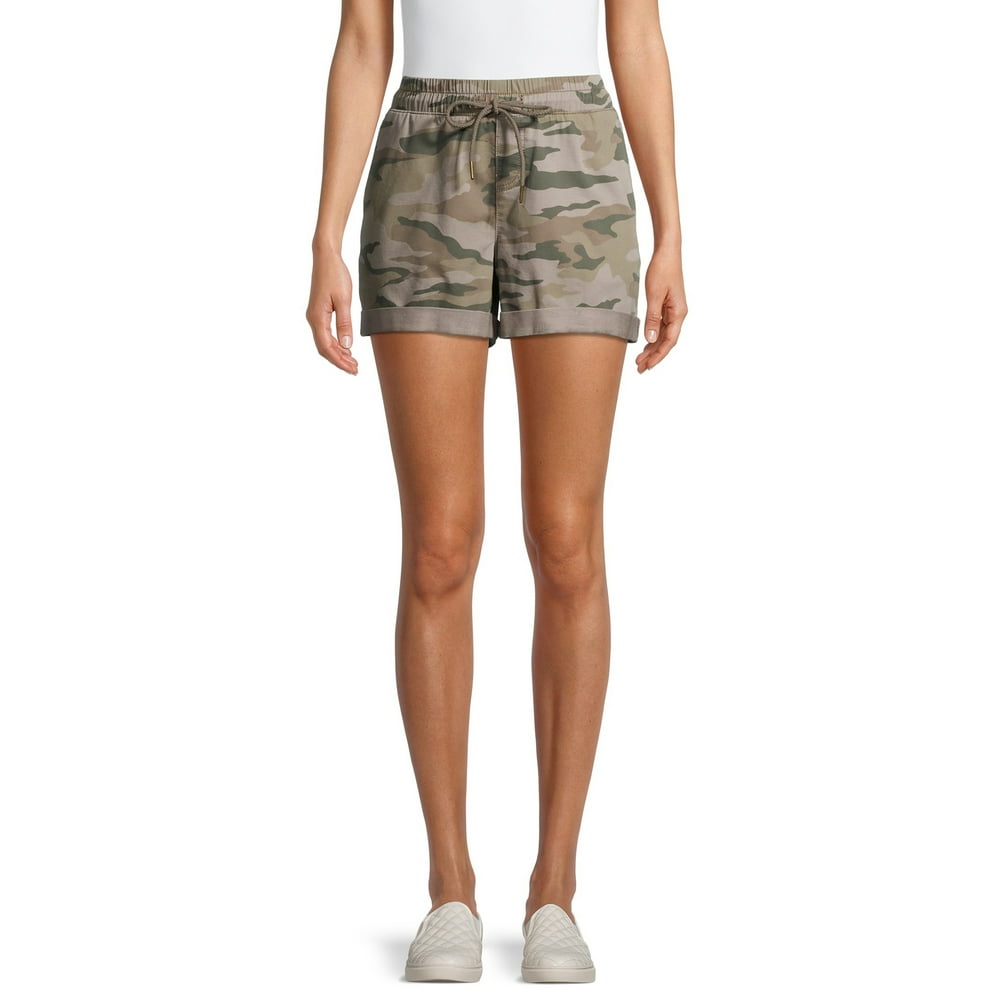 Time and Tru - Time and Tru Women's Knit Shorts - Walmart.com - Walmart.com