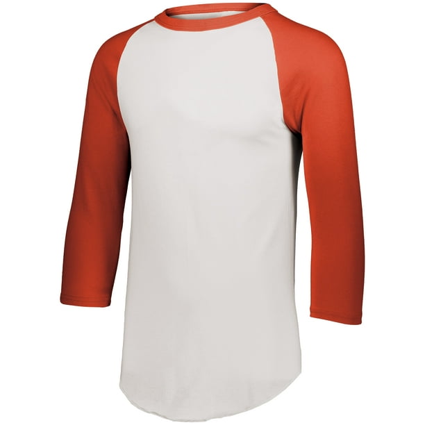 T-shirt à Manches 3/4 Baseball 2.0 2/3T Blanc/orange