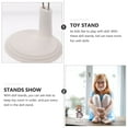 thumbnail image 2 of SHISUYAN Support de Poupée Blanc pour Décoration Robuste et Durable en Fer et Plastique 3 Pcs, 2 of 9