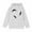 White, variant on dazeni Girls Sweatshirt Hooded Oversized Fleece Long Sleeve Pullover Sweatshirts Cute Graphic Casual Comfy Hoodie with Pockets Size 4-14 Years