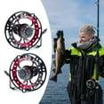 thumbnail image 6 of SIEYIO Light Weight Fly Fishing Reels Sound Hand Reels Metal Fishing Hand Wheel Driving Cart Reels Wheel Fishing Accessories, 6 of 8