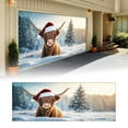 thumbnail image 1 of Banderín navideño Decoraciones para puertas de garaje Decoración navideña Invierno Gran cubierta decorativa para puertas Interior Exterior para fiestas navideñas Artículos para fiestas, 1 of 4